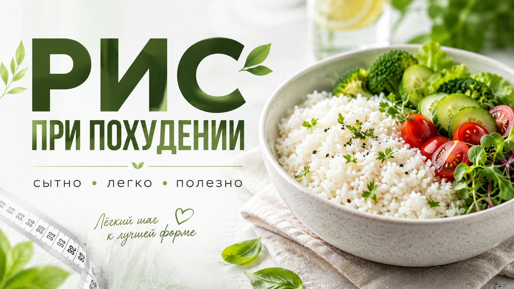 Рис для здоровья и формы