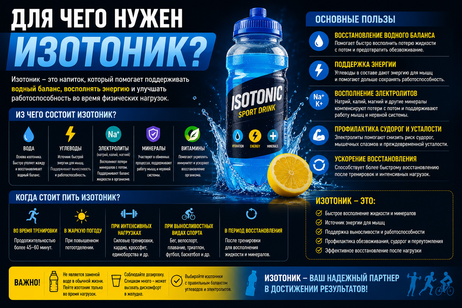 Для чего нужен изотоник?