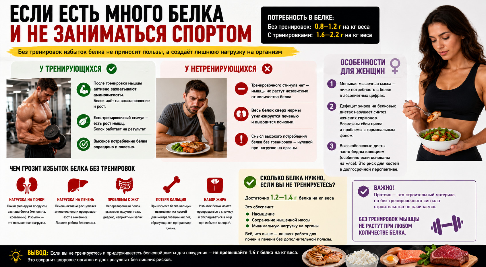 Белок и тренировки: как сочетать