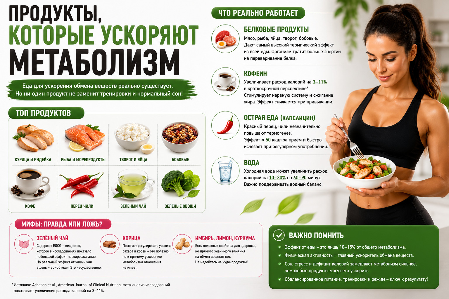 Продукты для ускорения обмена веществ

