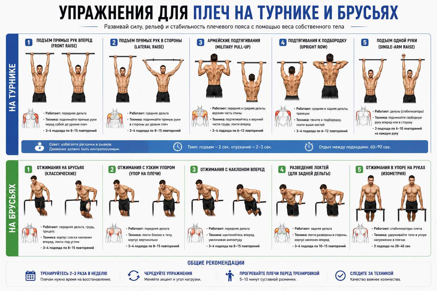 Фитнес-гид для тренировки плеч 