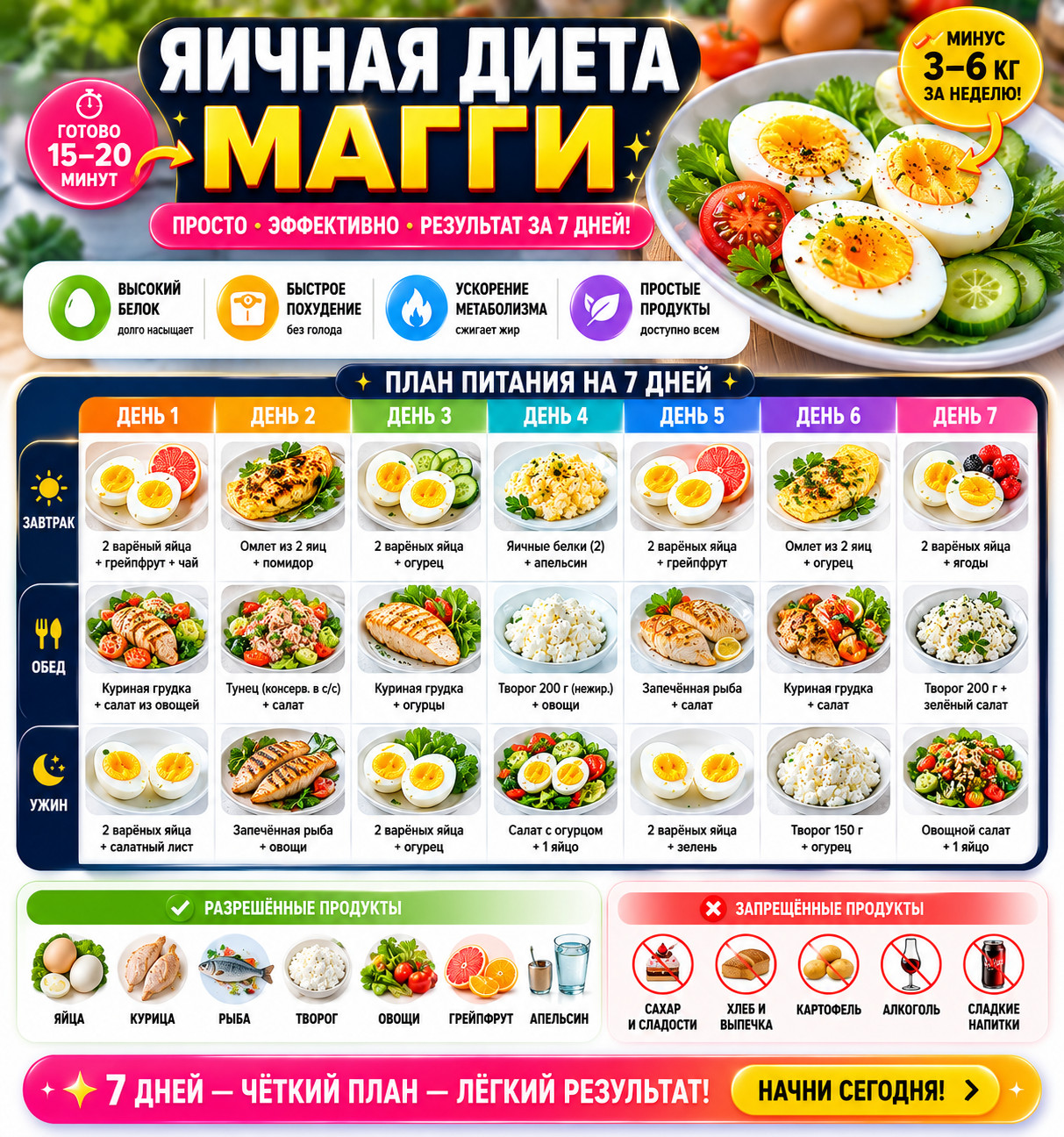 Яичная диета 